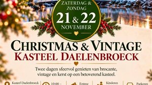 Christmas and Vintage Fair op Kasteel Daelenbroeck