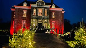 Kasteel Middachten in kerstsferen