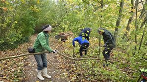 Natuurwerkdag bij Dekema State