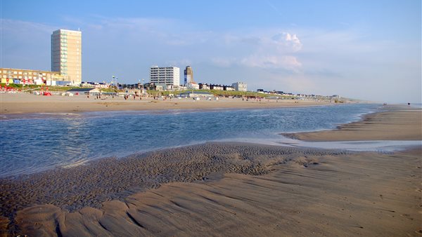 Strand bij Zandvoort aan Zee
