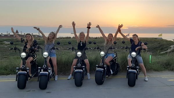 Elektrische FunScooter tour Bollenstreek