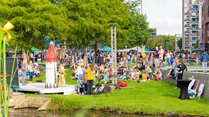Festival Mooi Weer Spelen in het Poptapark Delft