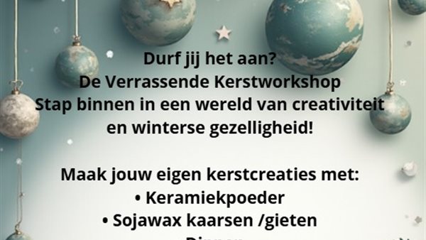 Verrassende kerst workshop