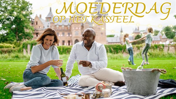 Moederdagpicknick bij een echt kasteel