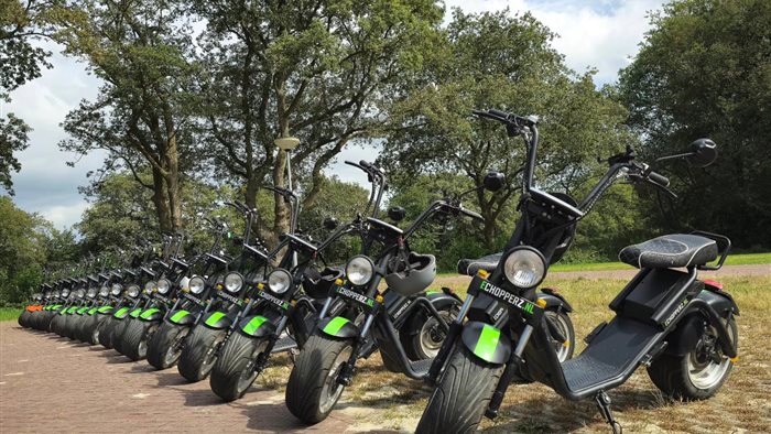 E-chopper tour vanaf Grand Café Hotel Karsten in Norg, Drenthe