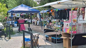 Pinkstermarkt in het Sterrenpark