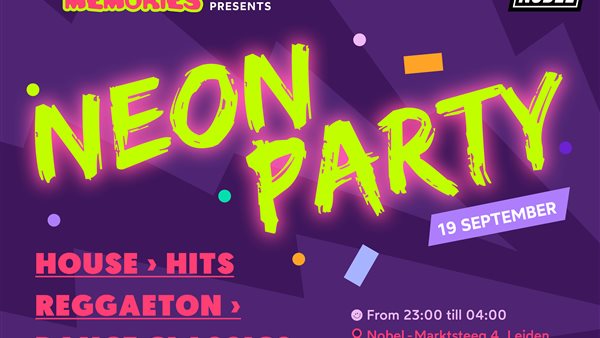 Neon Party in Leiden  Nobel
