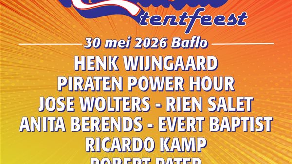Hollands TentFeest 2026