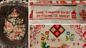Verkooptentoonstelling 'Oud Textiel'