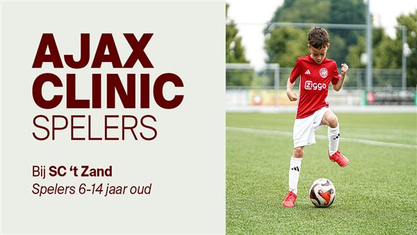 Ajax Clinic bij SC 't Zand