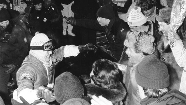 Dag van de Elfstedentocht in Sneek