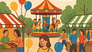 Braderie vakantiepark Samoza meivakantie