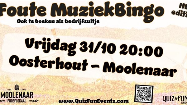 Foute Muziekbingo NL Editie