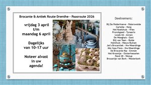 Brocante-& Antiek Paasroute Drenthe