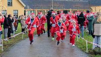 Santa Run op Landgoed Nienoord in Leek
