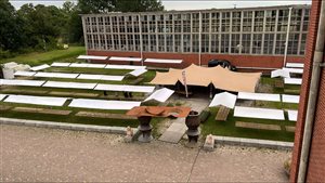 Zeldzaam Mooi Markt Koelwaterhal buiten in Zwolle