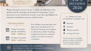 Winterse sferen op Kasteel De Vanenburg
