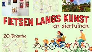 Fietsen langs kunst en siertuinen