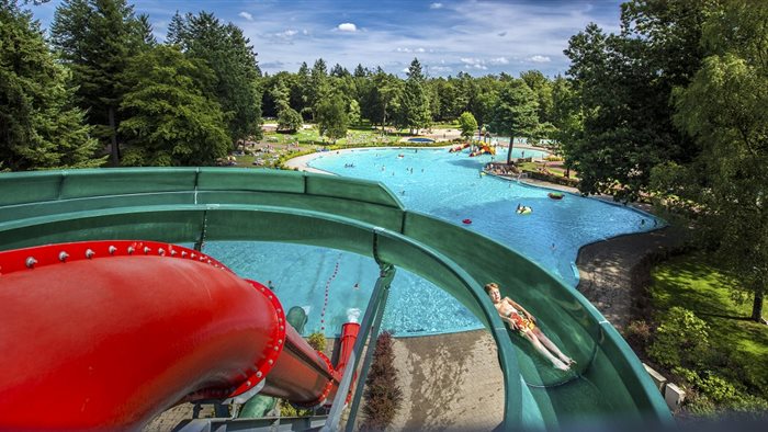 Openluchtbad Boschbad in Apeldoorn, Gelderland