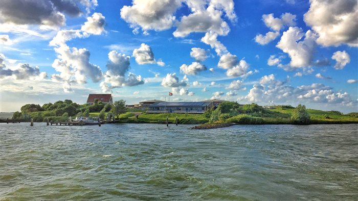 Forteiland Pampus in Muiden, Noord-Holland