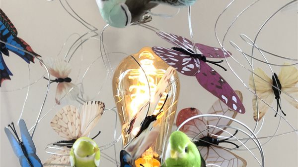 Ontwerp je eigen Tafellamp Vrolijke Vogels