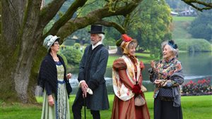 Vossenjacht in het park van Kasteel Rosendael