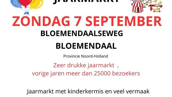 Jaarmarkt Bloemendaal