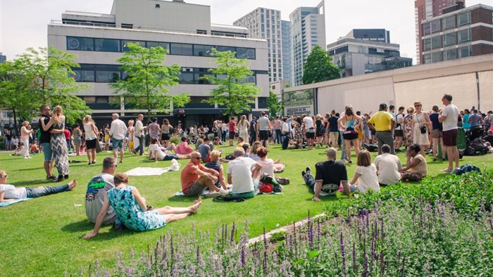 Stadspodium Rotterdam in Rotterdam, Zuid-Holland