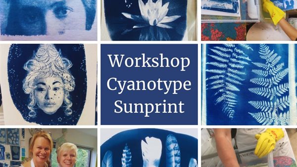 Cyanotype blauwdrukken in 1 dag