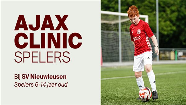Ajax Clinic bij SV Nieuwleusen