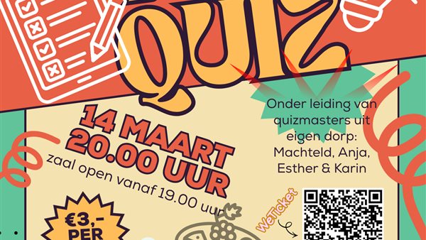Pubquiz in Dorpshuis De Tille