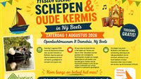 Historische schepen oude kermis en muziek tijde