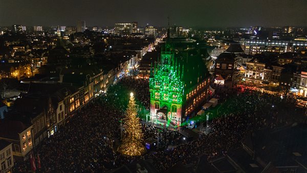 Gouda bij Kaarslicht