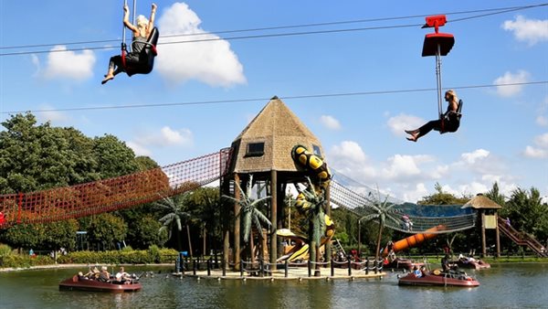 Waterspeeltuin bij Linnaeushof
