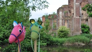 Ridders en prinsessen in Kasteelpark Born