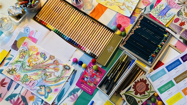 Workshop Intuïtief Tekenen Fluistering van de Ziel