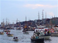 SAIL 2025 vanaf het water in 
